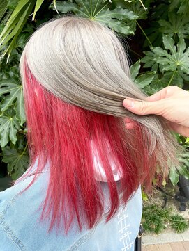 ルーム(Room304) ブロンドベージュ / レッドオレンジ / インナーカラー