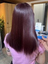 キラ 原宿(KILLA)&nbsp;ブリーチなしダブルカラー/チェリーレッド/ローレイヤー/原宿