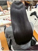 黒髪カタログ/クラゲヘアー/オリーブグレー/津田沼駅前