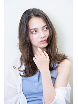 ミディアムレイヤー　アッシュベージュ