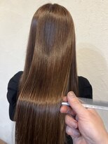 フィックスヘアー 梅田店(FIX-hair)&nbsp;ストレートレイヤースタイル