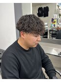 縦落ちパーマ/富士/メンズパーマ/メンズカット