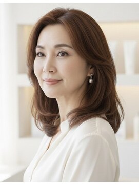 VIDA白髪染め専門 別府店 セミロング