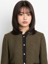 ライクバイコトナ 越谷(RIKE by kotona)&nbsp;ミディアム レイヤーカット 顔周りレイヤー 透明感 20代30代40代