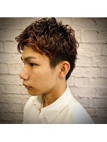 グレイスフルバーバー 赤坂見附店 アレンジショートパーマスタイル