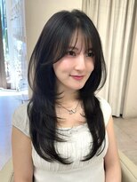 ユニ 表参道(uni)&nbsp;ハイレイヤー/レイヤーカット/韓国くびれヘア/表参道韓国ヘア