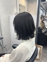 ヘアサロン ドットプラス 町田店(dot. plus) ミディアムレイヤーボブ/ゆるふわボブ/簡単スタイリング/町田