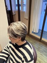 ヘアーズ はれるや(hair's)&nbsp;ダブルカラーベージュシャンパンベージュビジネスメンズヘア