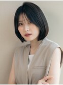 ミルクティーブロンド/ダークブルー/デジタルパーマ/ 蒲生四丁目