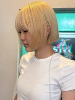 スリット(slit)&nbsp;23. ブリーチ/ダブルカラー/ボブ/前髪/デザインカラー