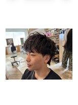 メンズカノエ 岡山店(Men's CANOE)&nbsp;シャドウパーマ×マッシュウルフ