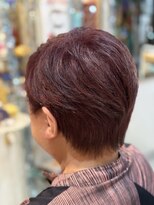 ヘアースタジオエル&nbsp;ピンクベージュカラー＆カット＆ハンドマッサージ