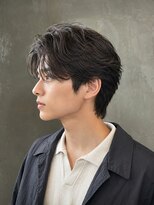 モト 船橋(moto)&nbsp;韓国メンズリーフカットニュアンスパーマ艶髪ダークアッシュ船橋