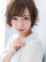 ローレン(LOREN)&nbsp;＊LOREN＊エアリー小顔丸みショート×大人かわいい艶ブラウン