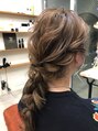 ヘアーニコル(hair nicole) ゆるーい編み下し