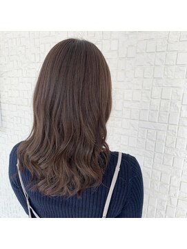 テラスヘア 新潟駅南(TERRACE hair) アッシュベージュレイヤーロング