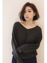 アンビエンテ(ambiente)&nbsp;大人女性　ショート　ボブ　大人かわいい　前髪【上田】