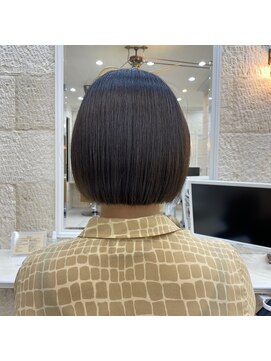 ティンク 天神(Tink) Masaki担当 パツっとボブ♪