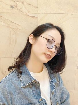 バルス(BLS) 透け感のある暗色カラー【藤枝/髪質改善】