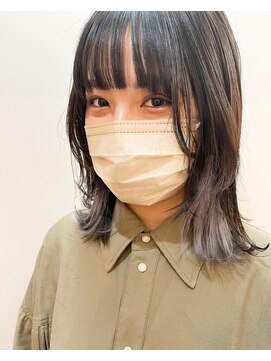 テトラ バイ ネオリーブ 横浜西口店(tetra by neolive) 顔まわりレイヤー×グレーイヤリングカラー☆