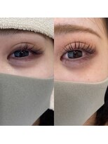 毛並みを整えるだけで目元の印象ががらりと変わるマツパ<原田>