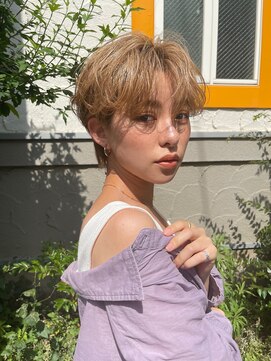 リベルタ(liberta) ノンブロー小顔ショート×ベージュ20代30代40代★[liberta/植松