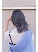 黒染めもお洒落にグレイ