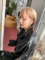 フィン(fin,)&nbsp;ayato/グレージュカラー/ボブウルフ/黒髪/ココアベージュ/パーマ