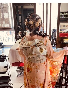 ラグーンヘアー(Lagoon hair) 成人式ヘアセット着付け♪