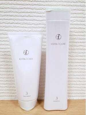 人気のオーガニックヘアケアブランド《COTA》取扱い！ハリ・コシ・ツヤ◎な美髪に導く！