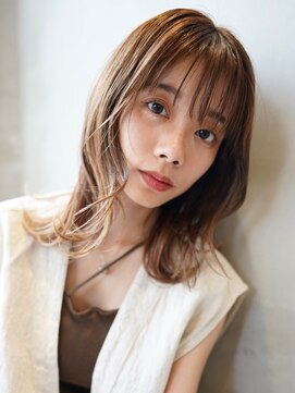 ニコ トウキョウ(nico TOKYO) 20代30代小顔ひし形大人かわいいウルフミディアムレイヤー