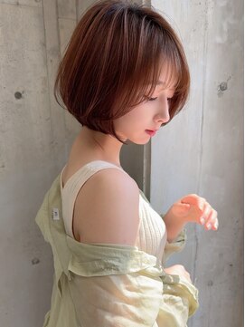 ロンド アンブル 四条烏丸(Lond ambre) 愛らしさたっぷりの丸みショートボブが可愛い