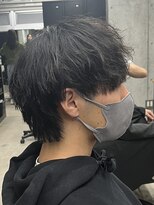 フイ 代々木(Hui)&nbsp;メンズ/アップバング/ツーブロックマッシュ/束感ショート波巻き