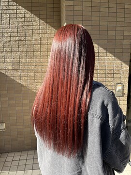 クレス 本川越店 いつもと違う自分に!ワンブリーチボルドーカラー♪