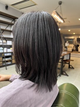 グラム 岡崎北店(gram) 【gram】ウルフ_レイヤーカット_縮毛矯正_お手入れ簡単y