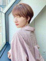 ハウスアンドヘアーワークス(House&Hair works) 前髪長め大人小顔ショート30代40代50代　藤沢