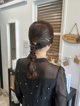 ジャガラ 千葉駅北口店(JAGARA) お呼ばれヘア/結婚式ヘア/編み下ろし【千葉・千葉駅】