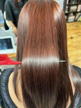 リングアリング(Ring a Ring)の写真/ツヤ髪になれる髪質改善トリートメントが人気！ずっと触っていたくなる手触りを叶える美髪アイテムも大好評