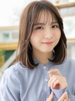 カバーヘア ブリス 戸田公園西口店(COVER HAIR bliss)&nbsp;大人かわいいインナーカラ透けバングc5戸田公園20代30代40代