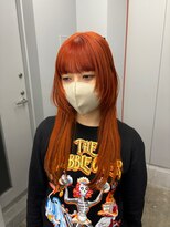 レコ 渋谷(LECO) ジンジャーオレンジハイトーンカラーウルフ
