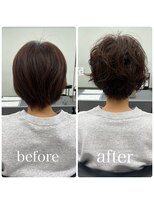 ガルボヘアー 桟橋店(garbo hair)&nbsp;ショート　パーマ　トリートメント　大人女子イメチェン