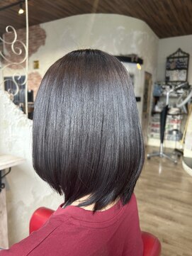 ヘアーデザイン アヴニール(hair design AVENIR) 顔まわりレイヤーミディアムスタイル