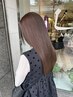 【8月限定】似合わせカット+透明感カラー+ケアトリートメント￥6600