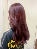 【ブリーチなしチェリーレッド】池袋美容室