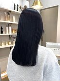 髪質改善カラー　艶カラー　ブラウンカラー　ミディアム