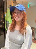 Spiral Perm & Orange 【mii】