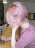 【青み強め】ホワイトピンク×ブリーチ３回