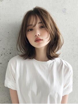 ライリー(riley) rileyワンカール外はねレイヤーロブ