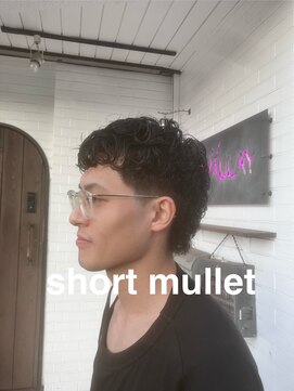 ドッグス 柏(Dawgs) フェザーパーマ サーフカール 刈り上げセンターパート