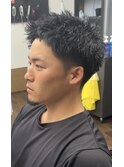 スパイキー/フェード/ピンパーマ/バーバー/眉毛/メンズ/理容室